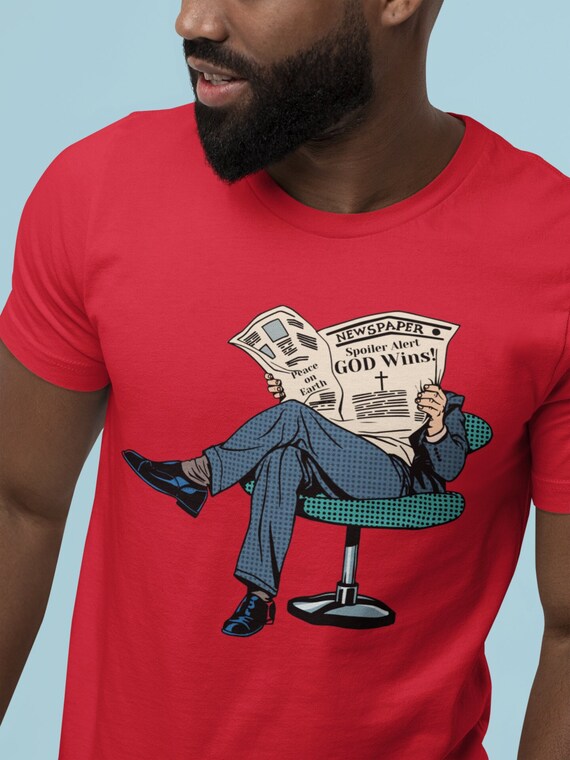 Spoiler Alert God Wins Christian Religious Tee Shirts Spoiler Alert God Wins Christian Religious Tee Shirts