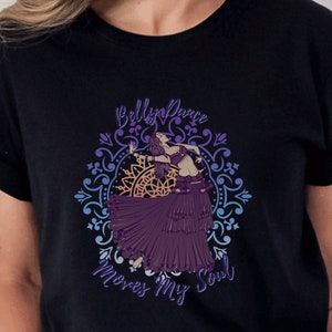 Belly Dance T-Shirt: Tribal Fusion Dance Top