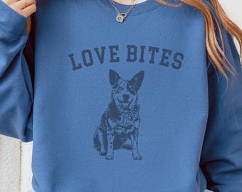 Blue Heeler Sweatshirt | Australian Cattle Dog Mom, Funny Dog Lover Gift