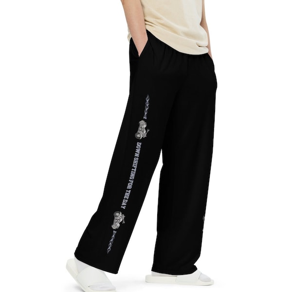 Luxurious Motorcycle Lounge Pants, Gift for Dad, Biker Pajama pants