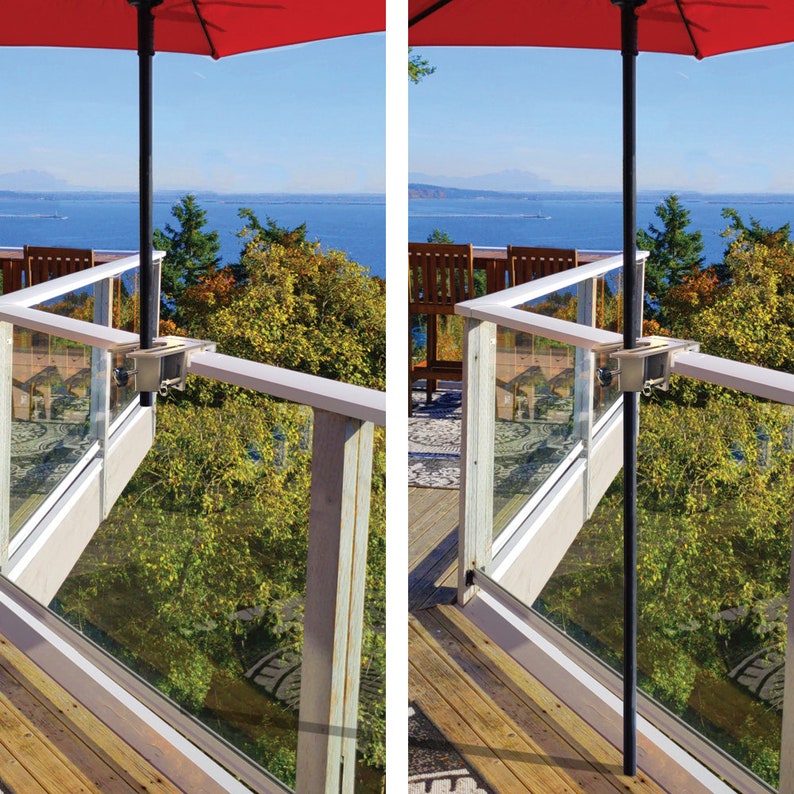 Railez Patio Umbrella Mounting Bracket for Railings. Secure Etsy