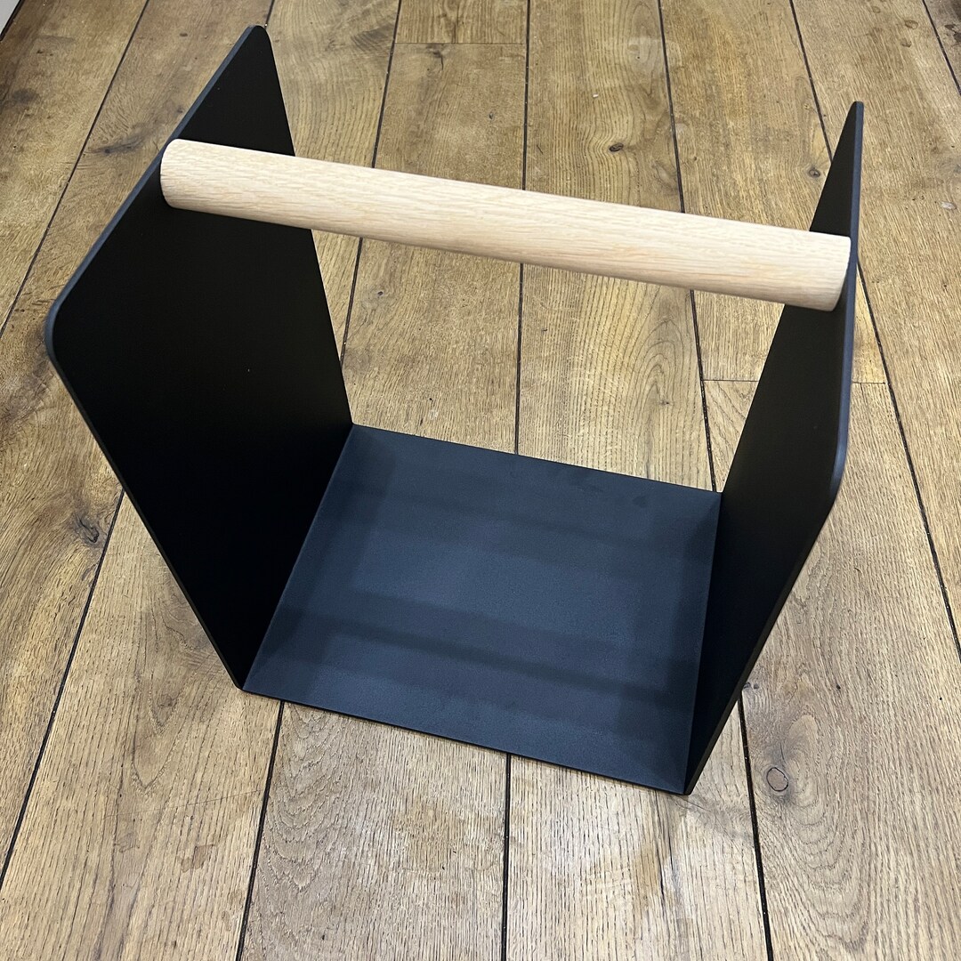 Plymouth Log Store Steel Fireplace Log Store Indoor Modern Etsy