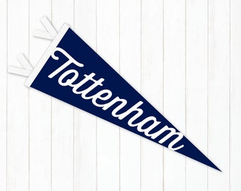 Any Premier Football Team - LISTING 1 -  Football Club Pennant Wall Hanging | Brentford, Brighton, Newcastle, Tottenham, Chelsea, City...