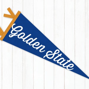 San Francisco Pennant Wall Hanging | Golden State Warriors | San Francisco 49ers | Basketball | American Football