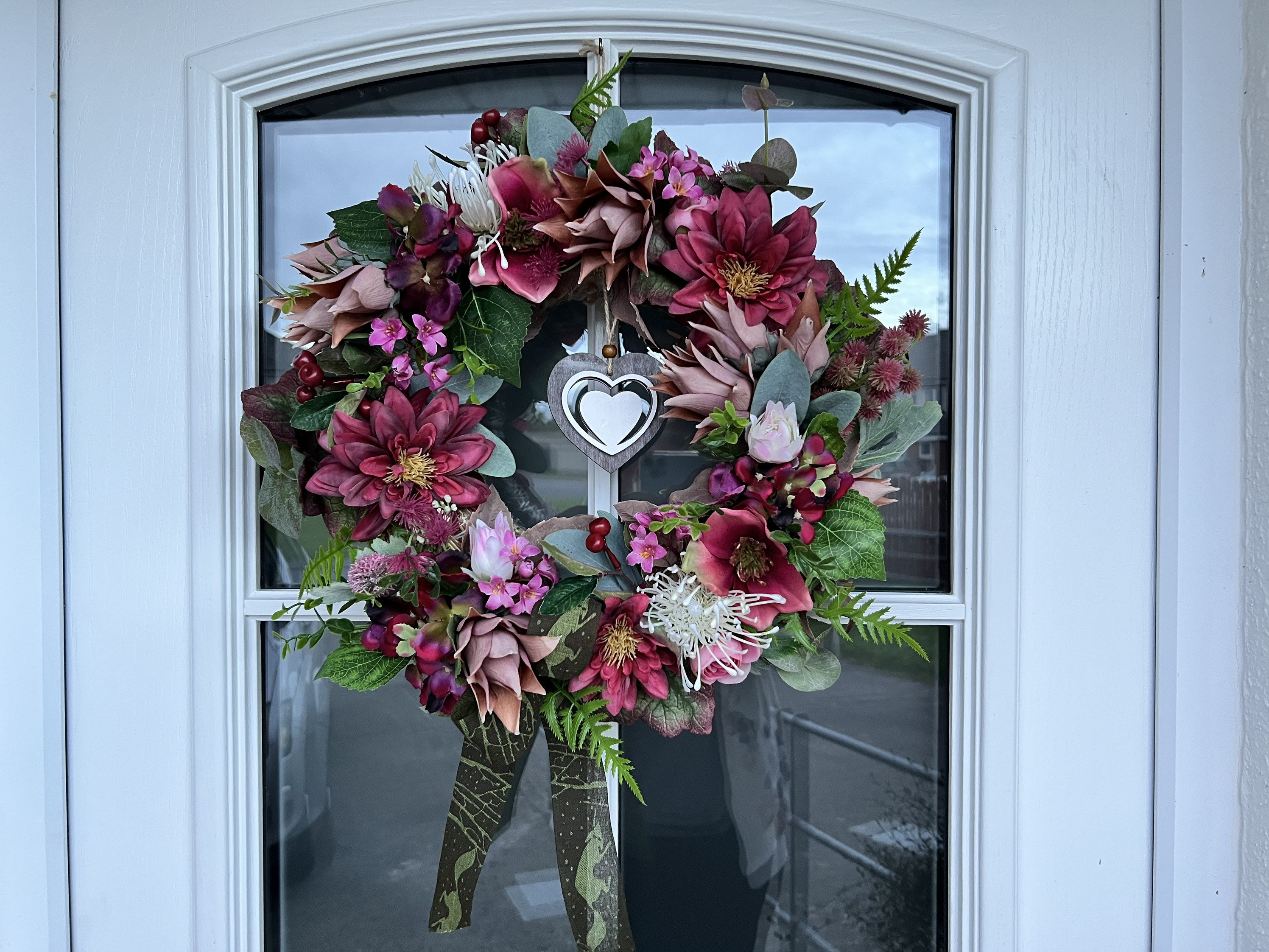 Image of Twilight hydrangea wreath