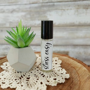Stress Easy, Roll On, Essential Oil,  10ml, Natural Remedy, Calming, Relax, mental ease, Mother&#39;s Day Gift