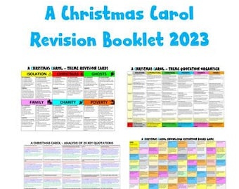 Zeszyt powtórkowy do GCSE „Opowieść wigilijna” 2024, nowa aktualizacja