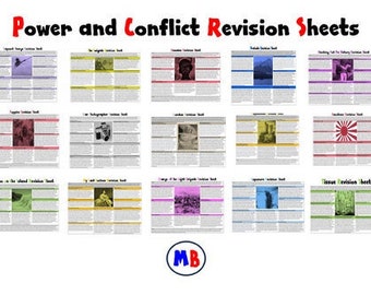 Power and Conflict Revision Booklet