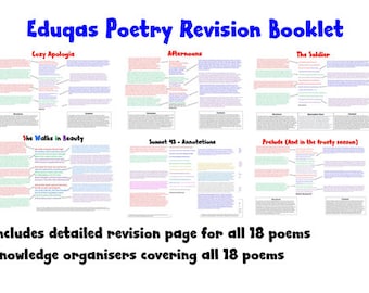 Eduqas GCSE Poetry Revision