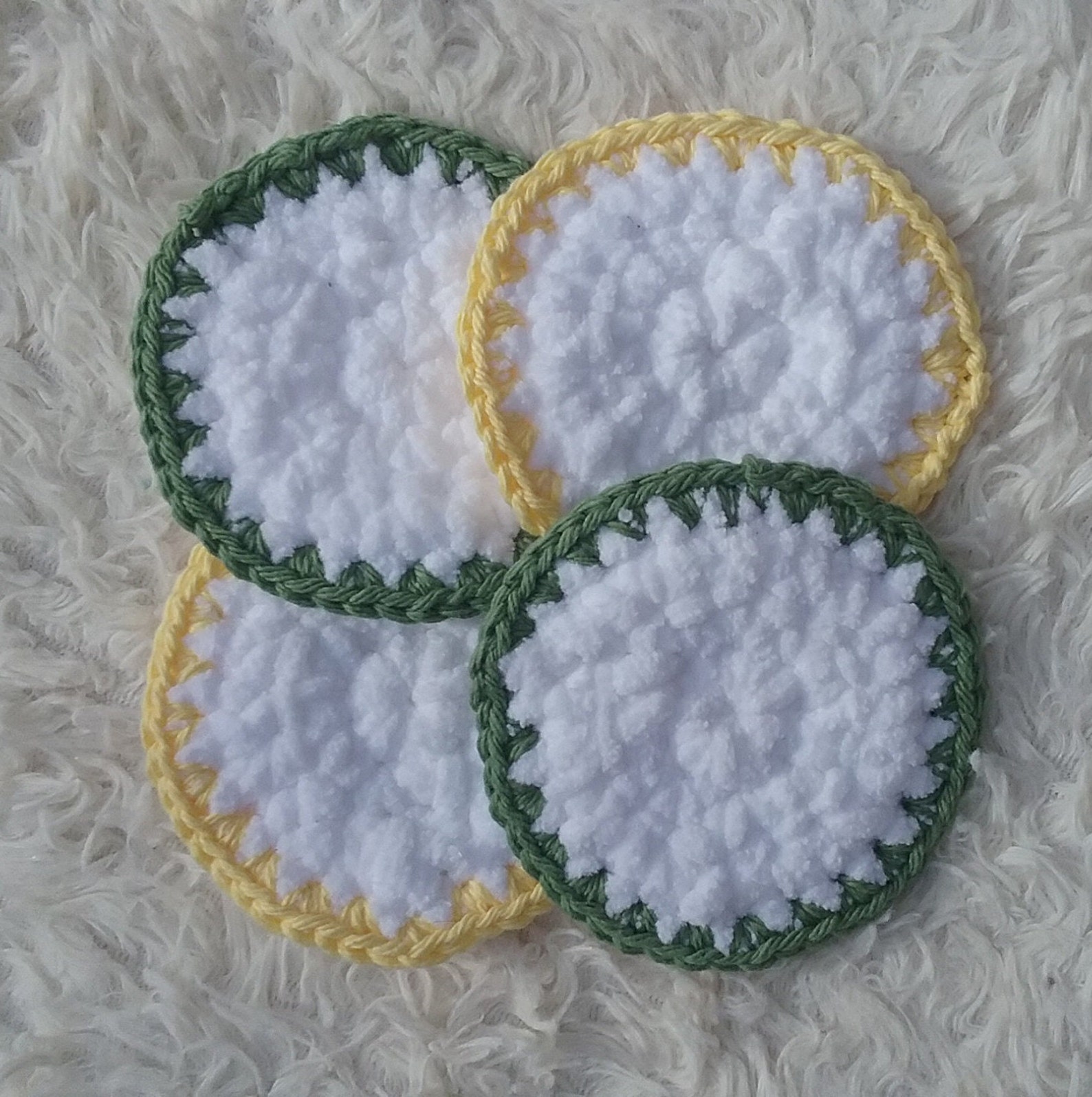 Crochet Facial Rounds, Facial Round Set Reusable Facial Rounds, Facial ...