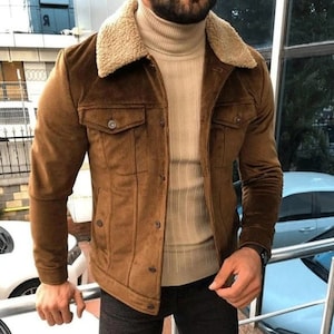 Brown Shearling Fur Jacket
