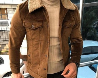 Brown Shearling Fur Jacket