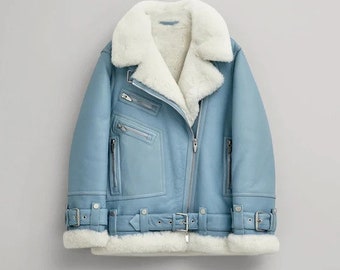 Vintage 80s 90s Real Leather Shearling Jacket, Sheepskin - Etsy Vintage 80s 90s Real Leather Shearling Jacket, Sheepskin - Etsy