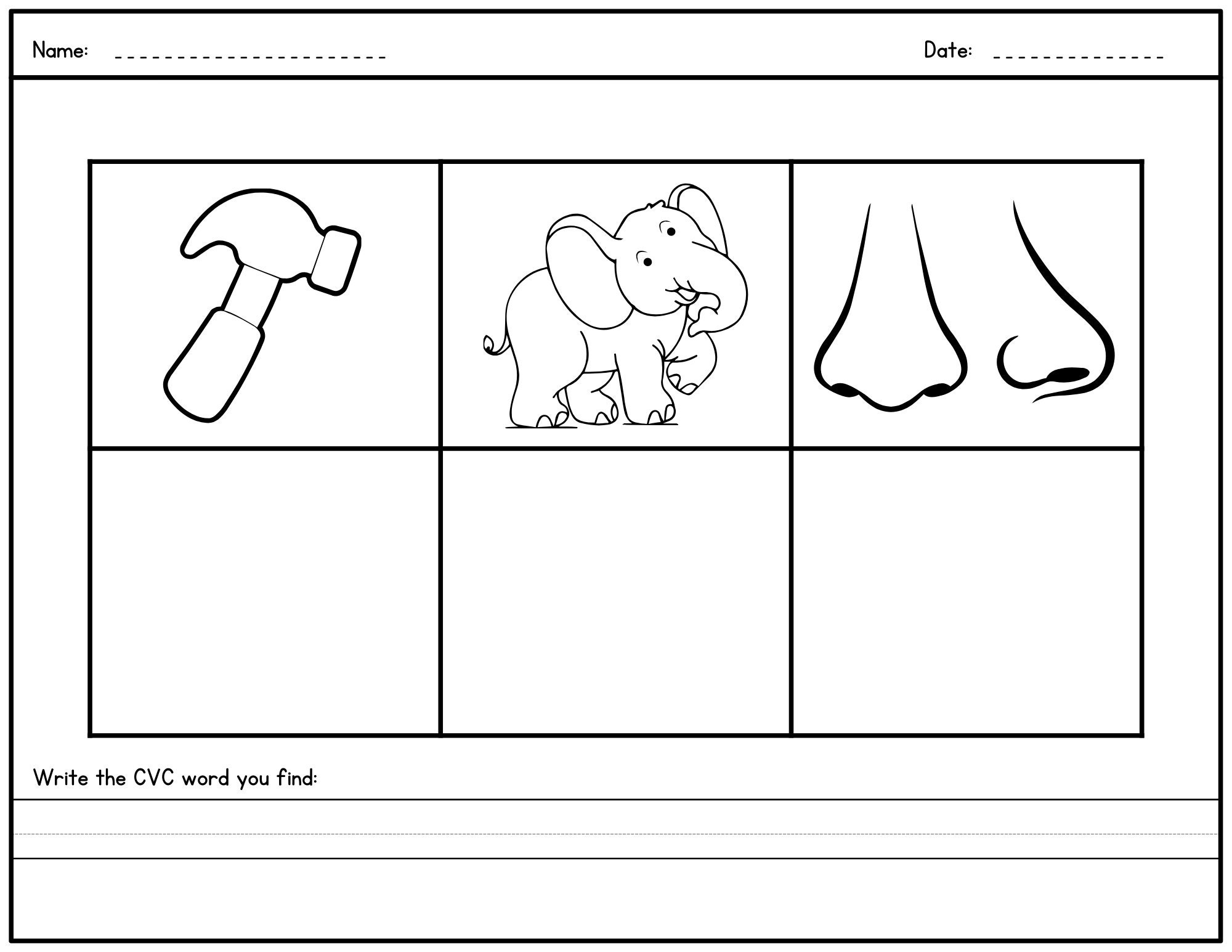 Phonics Math Themed Printables Hands on Activities Lesson Plans ...