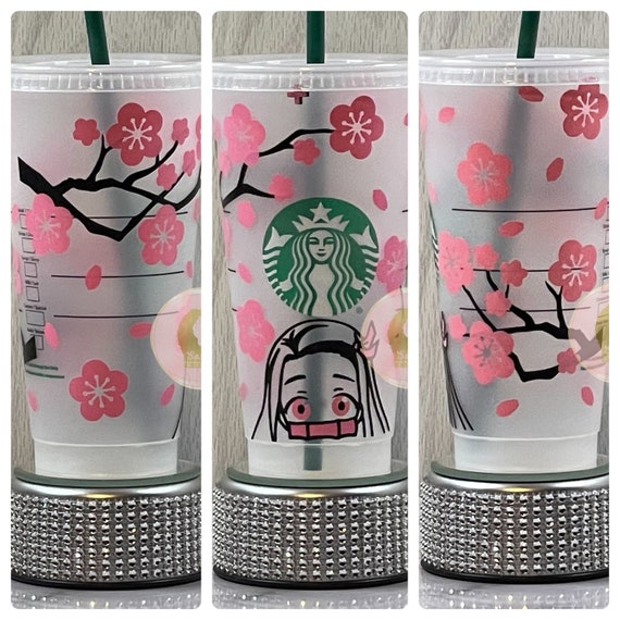 24oz Butterfly Reusable Venti Personalized Design Print Plastic