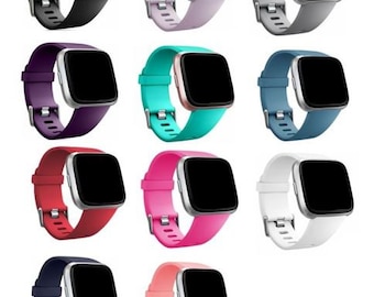 Voor Fitbit Versa 2 / Versa / Versa Lite Vervangende riem Siliconen band Armband Polsband Sport