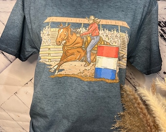 Barrel Racer In A Crowd Tee