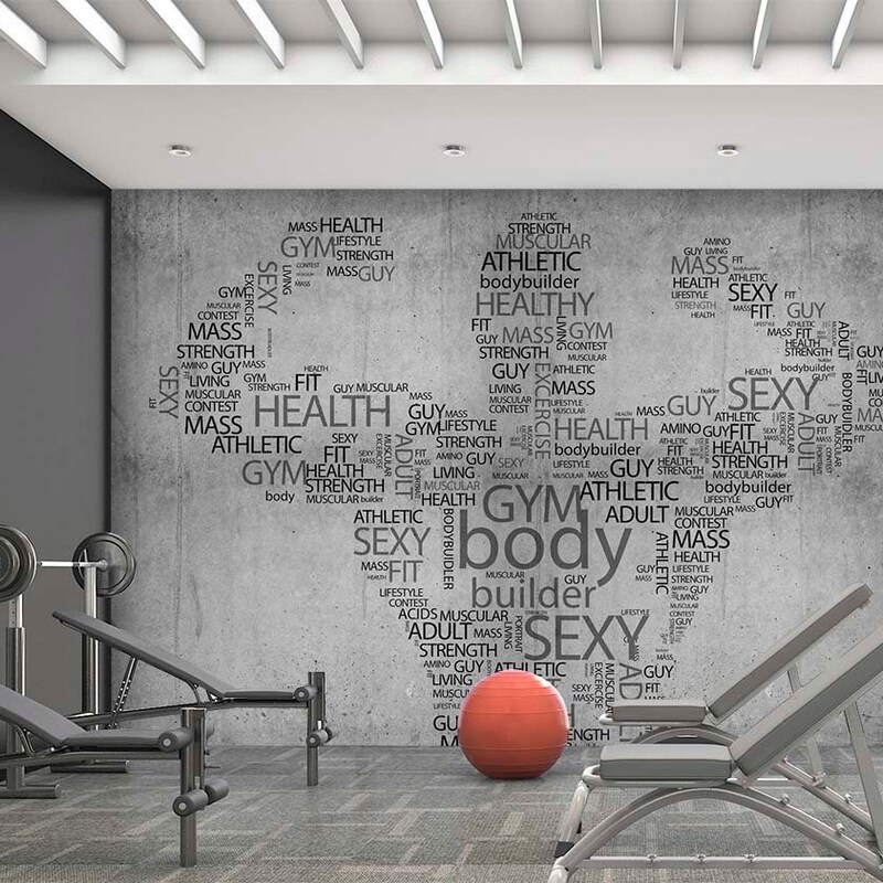Gym Wallpaper - Etsy