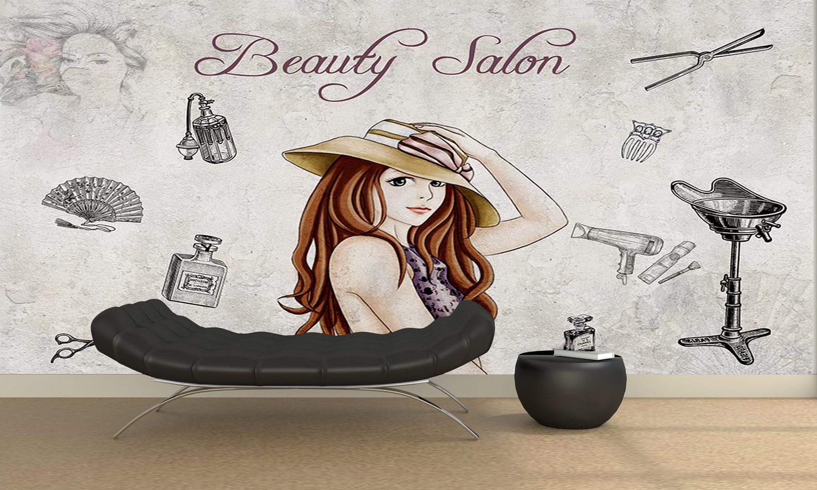 Wallpaper Beauty Salon Beauty Centre Women Hairdresser Special Design