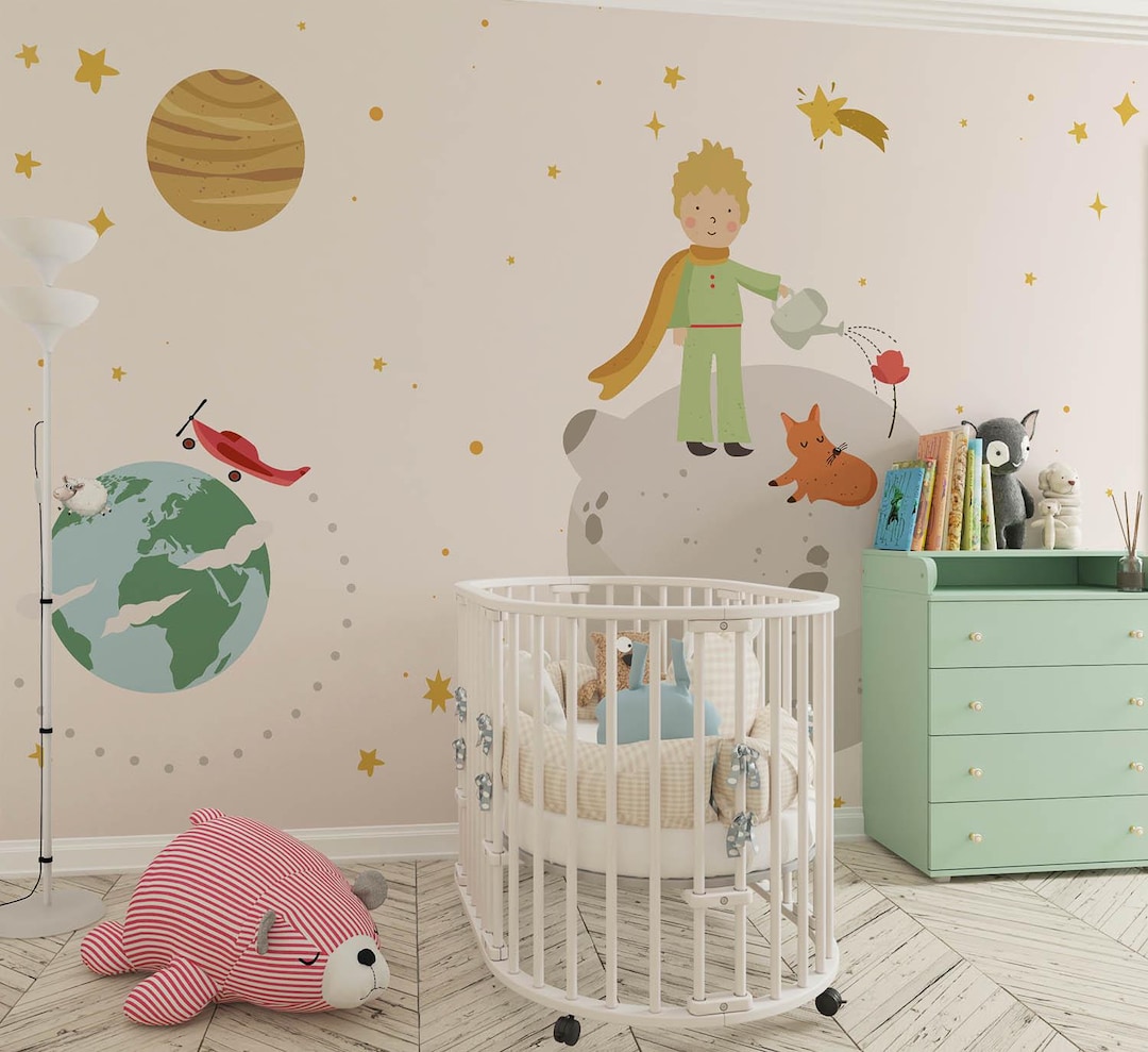 The Little Prince Wallpaper Kids Room Wallpaper Mural Exclusive Design ...