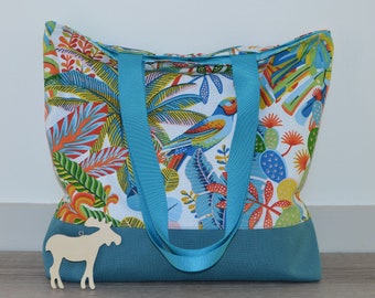 Sac Cabas motif oiseaux