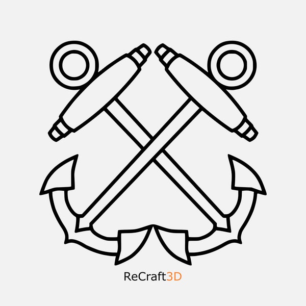 Coast Guard Boatswains Mate Rate Vector Etsy