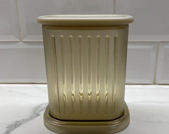 Rare vintage Guzzini Storage Jar container 1 kg 1980s Italy Bella Vista