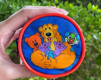 Vintage 1990s Bear in the Big Blue House Coin Purse: Jim Henson Muppet Collector&#39;s Pouch