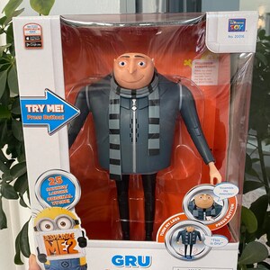 Gru the Talking Genius Despicable Me 2, Rare Talking Doll, New in