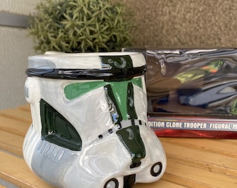 Vintage Clone Trooper Figural Becher: 2006 Star Wars Sammlerstück neu
