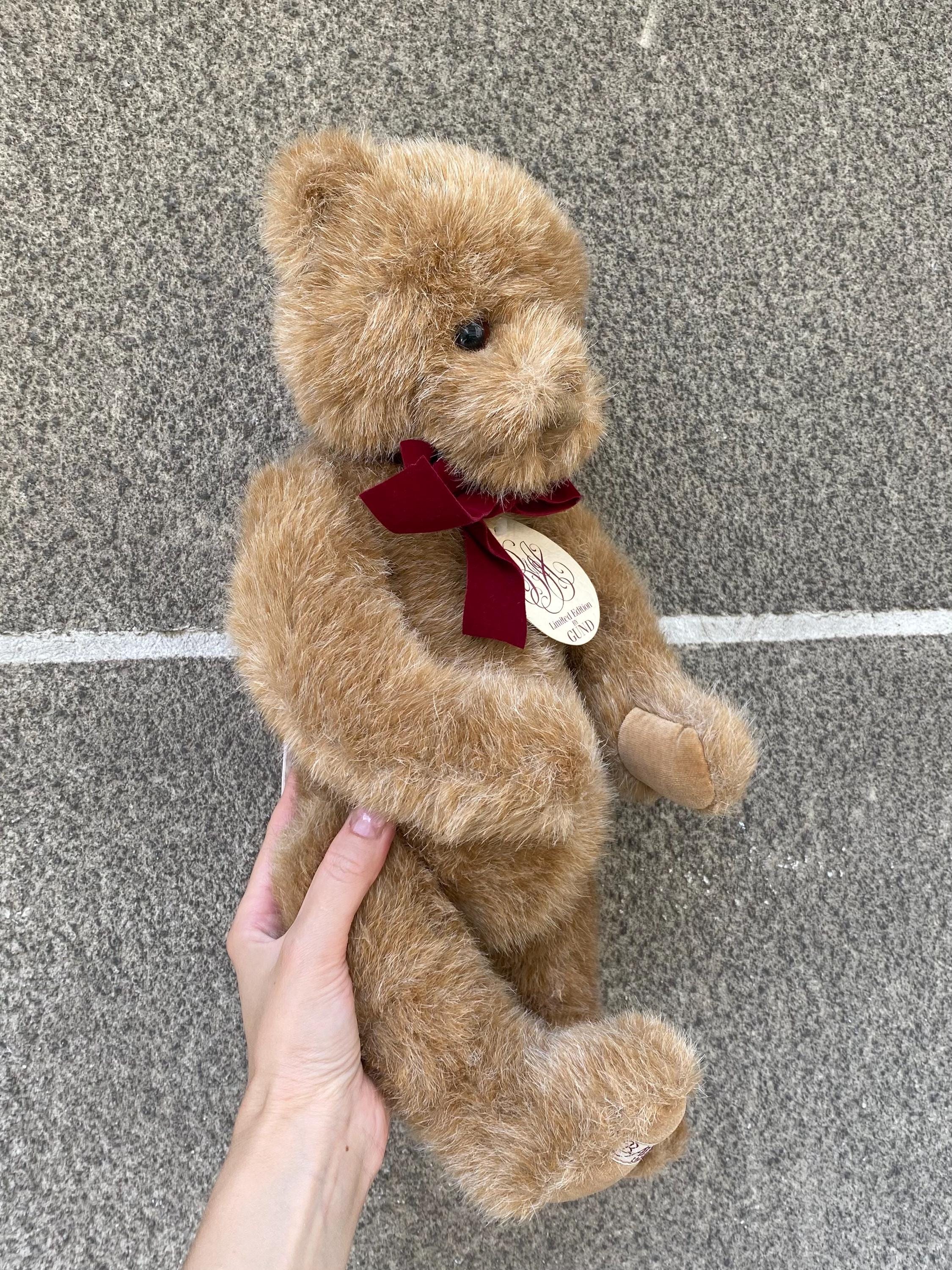 Vintage Gund Bear Jointed Plush 1987 Limited Edition Made in Korea