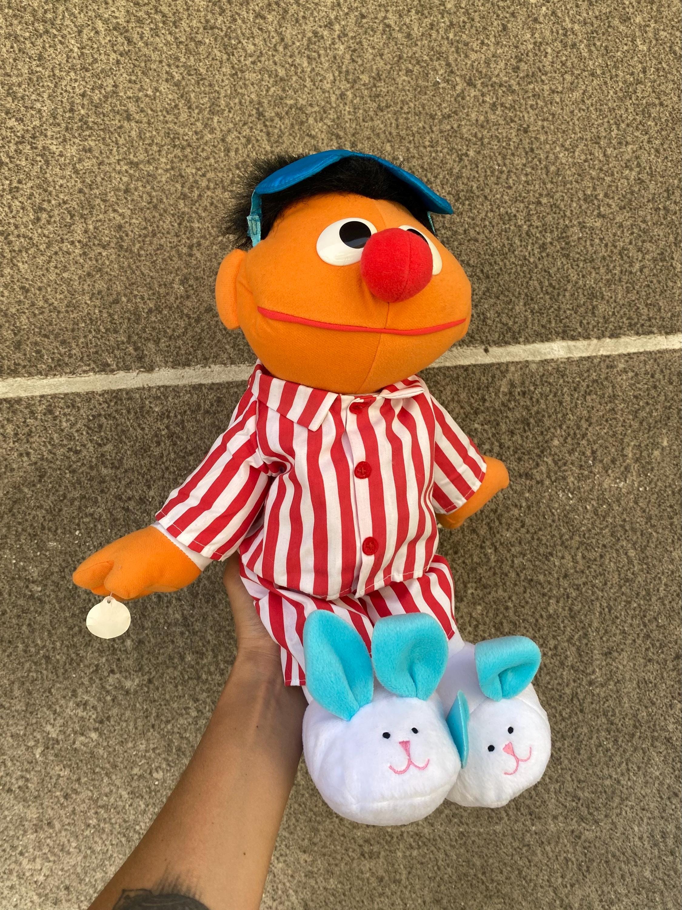 Vintage Sing & Snore Ernie Plush 1996 Tyco WORKING Sesame Street