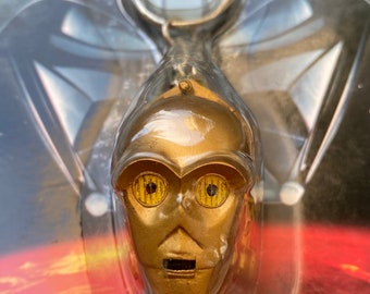 ビンテージ スターウォーズ C-3PO PVCキーホルダー - 新品未開封