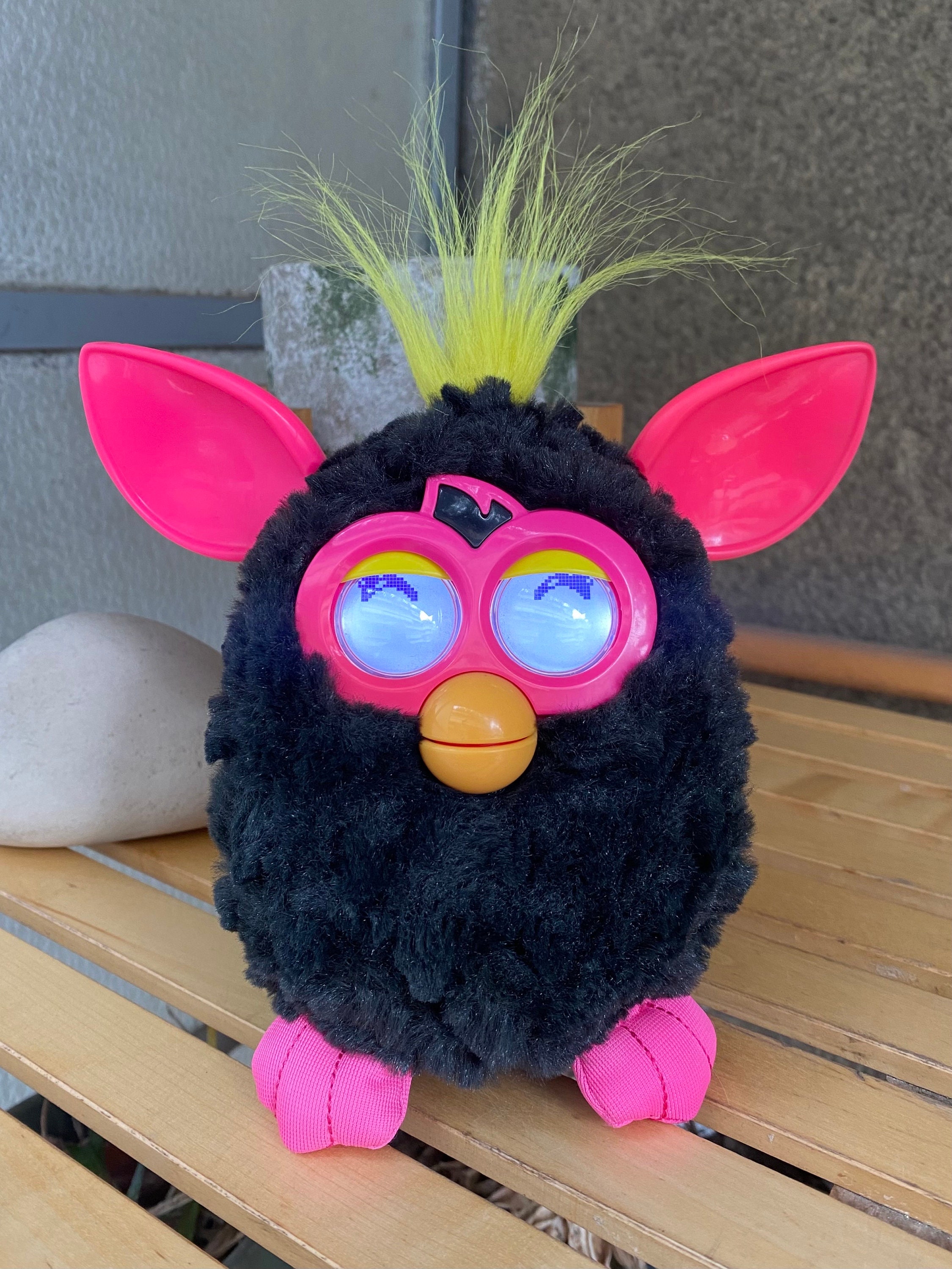 Black & Pink Furby Punky Pink 2012/2013 WORKING, Interactive