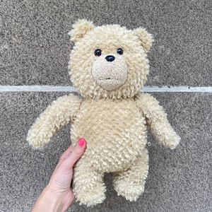 Ted Bear plush stuffed toy for fans and collectors, beige bear Ted from the movie