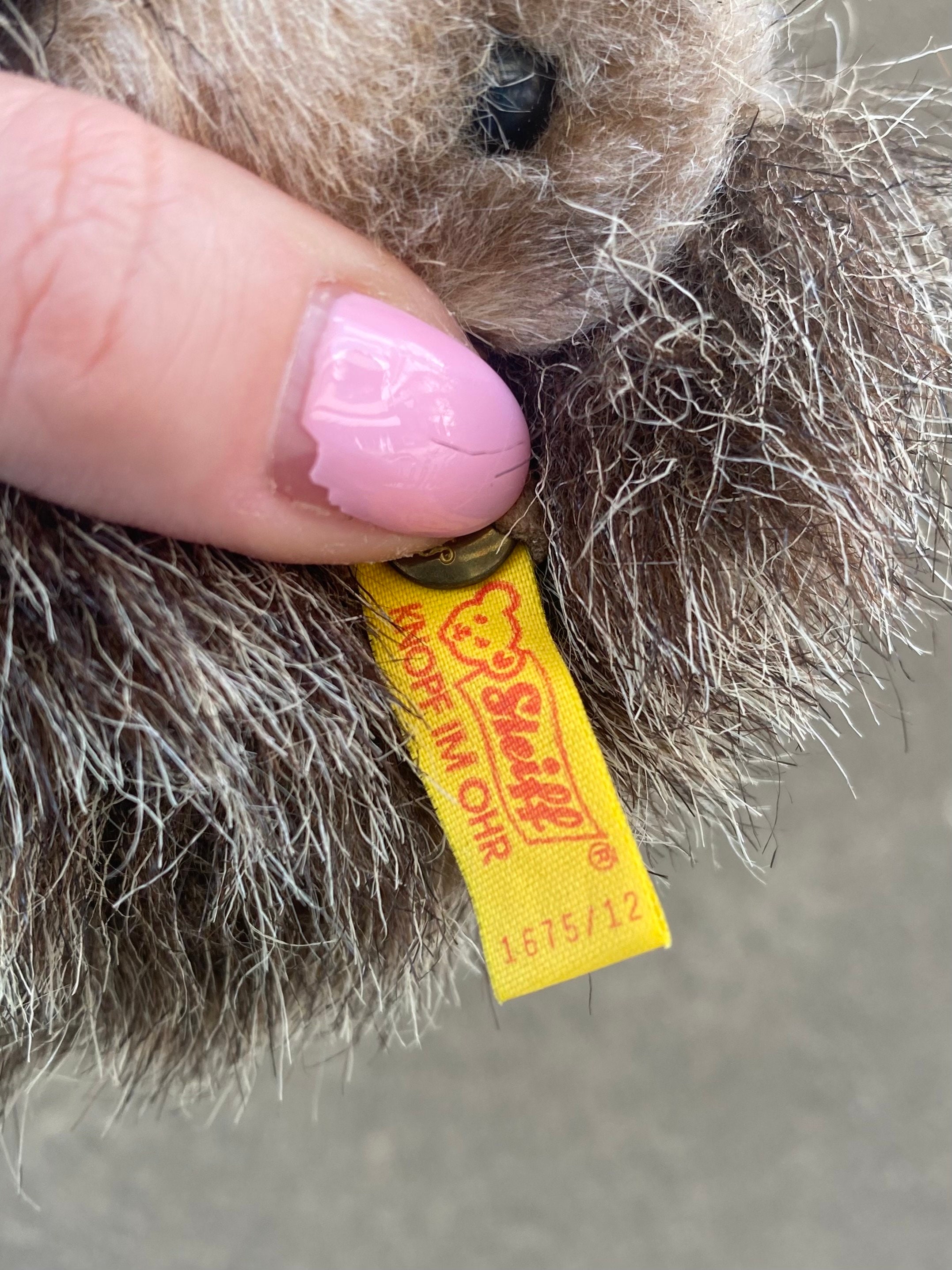 ヴィンテージ シュタイフ ハリネズミ ぬいぐるみ 1675/12 1980年代