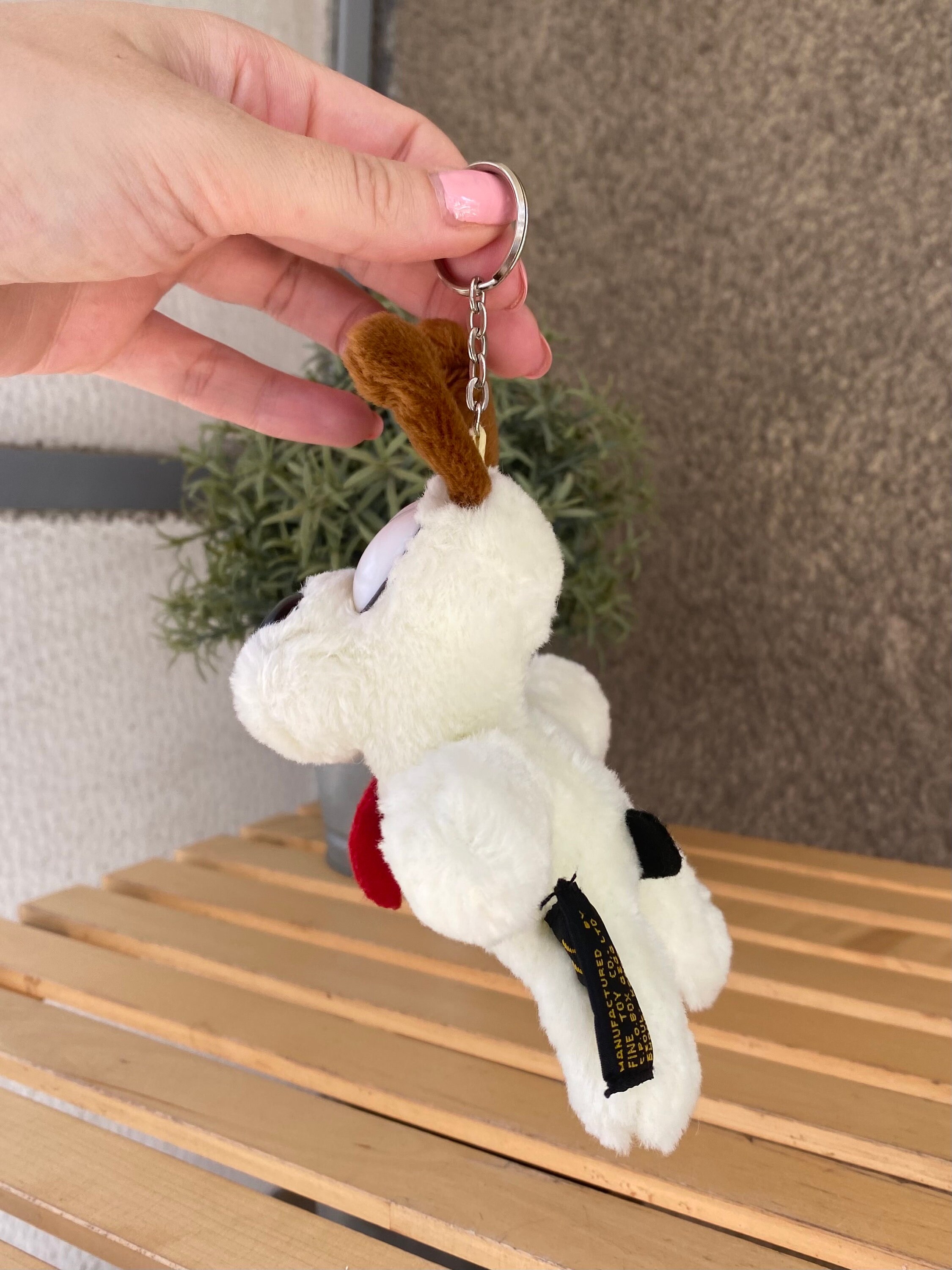 ヴィンテージ オーディ ガーフィールドの犬のぬいぐるみキー ヴィンテージ オーディ ガーフィールドの犬のぬいぐるみキー