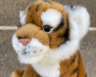 Plüsch WWF Eco – Tigre De Peluche De 23 Cm, Materiales 100% Reciclados, Suave Y Realista, Apto Para Bebés