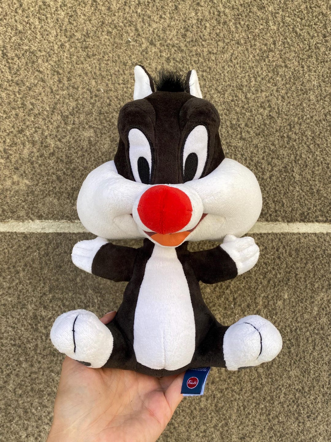 ヴィンテージ シルベスター クリップオン ぬいぐるみ ねこ 当時物