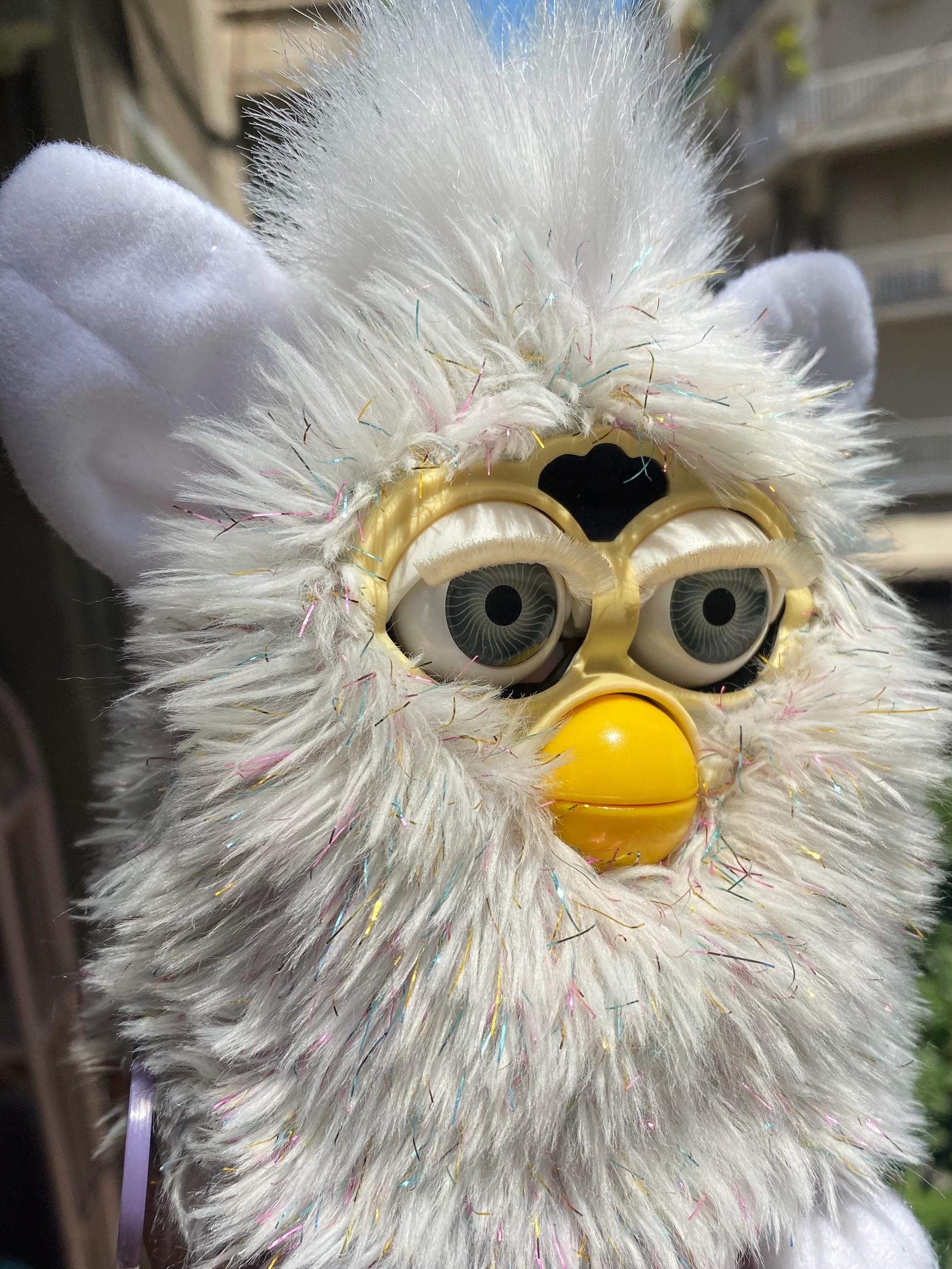 動くグリッターファービー シャンパン グレーの目 1998年製