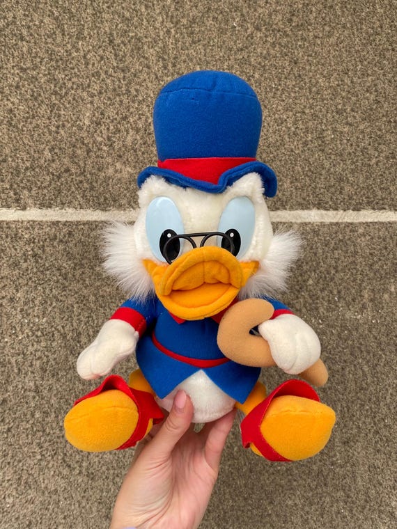 ヴィンテージ スクルージ・マクダック ぬいぐるみ 1990年代 ディズニー