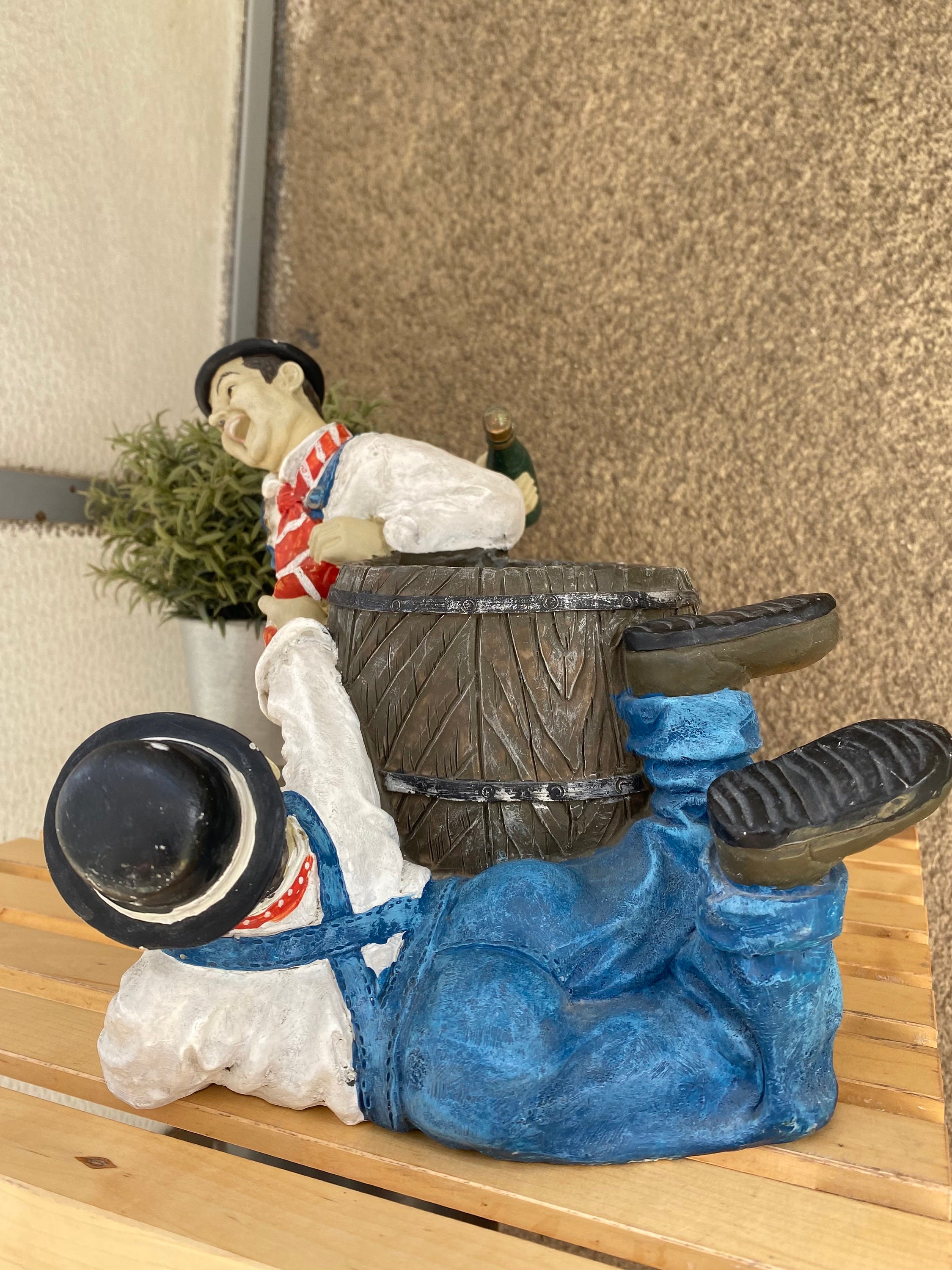 ローレルandハーディ置き物　オブジェ ローレルandハーディ置き物 オブジェ