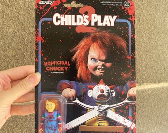 Chucky small poseable action figure, figurine Horror Movie character doll Chucky minifigure new in a box