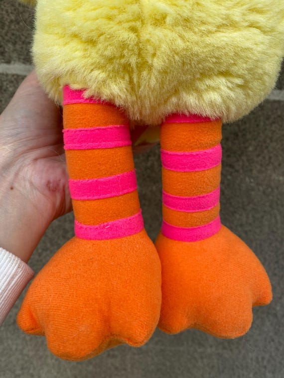 1990年代のヴィンテージ ビッグバード ぬいぐるみ：セサミストリート