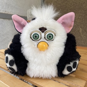 Vintage Furby Fake Black & White Poobee Puffee Furby Fake