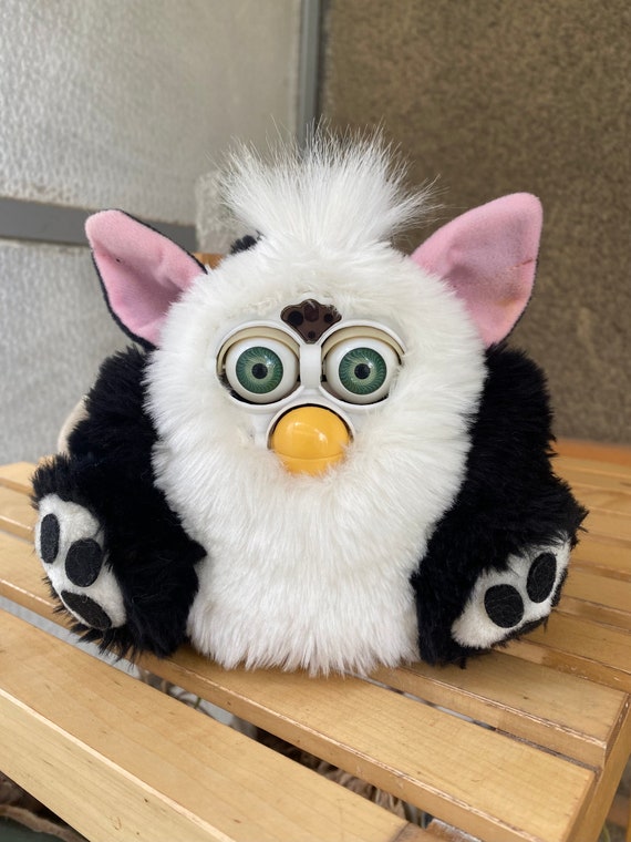 1999年製 希少 偽ファービー：白黒、緑の目（動作しません） - Etsy 日本