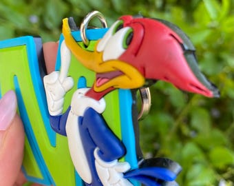 ヴィンテージ ウッディー・ウッドペッカー PVC キーチェーン：2000年代