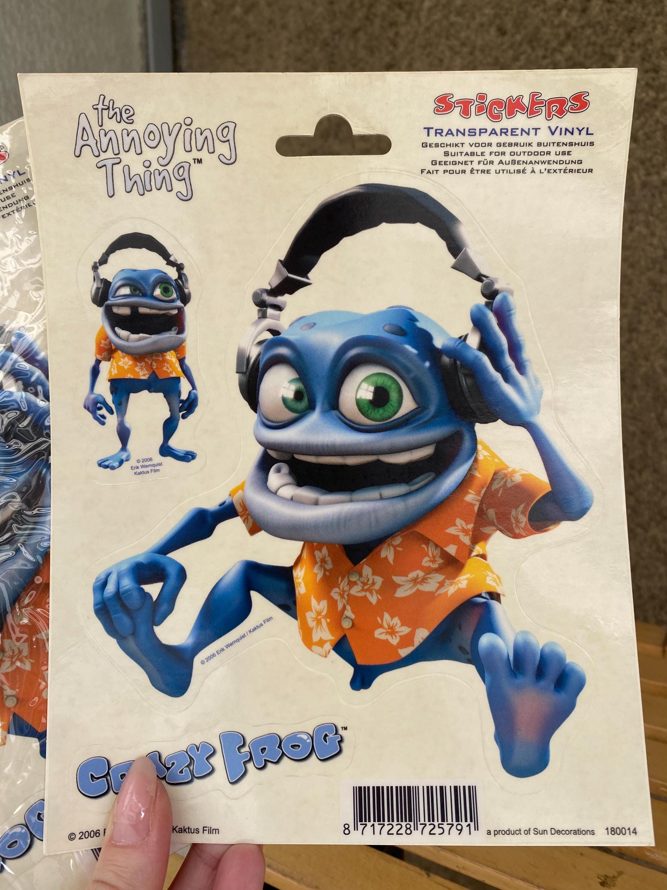Vintage Crazy Frog Vinyl Stickers Annoying Thing 2006 - Etsy