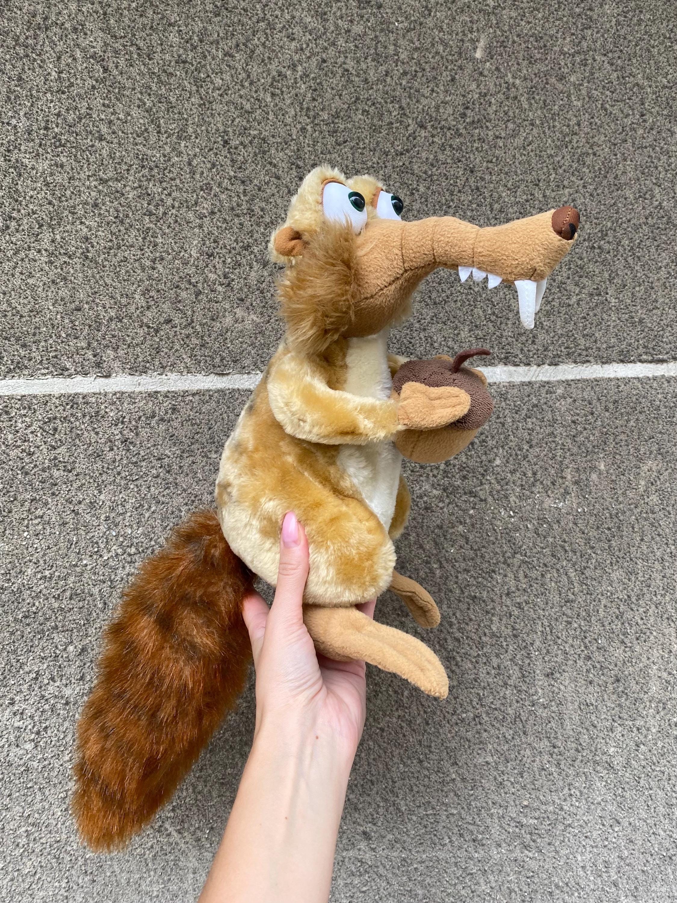 Scrat the Squirrel Plush Soft Toy From Ice Age by Play by Play Funny Stuffed Squirrel With a Nut Etsy Canada