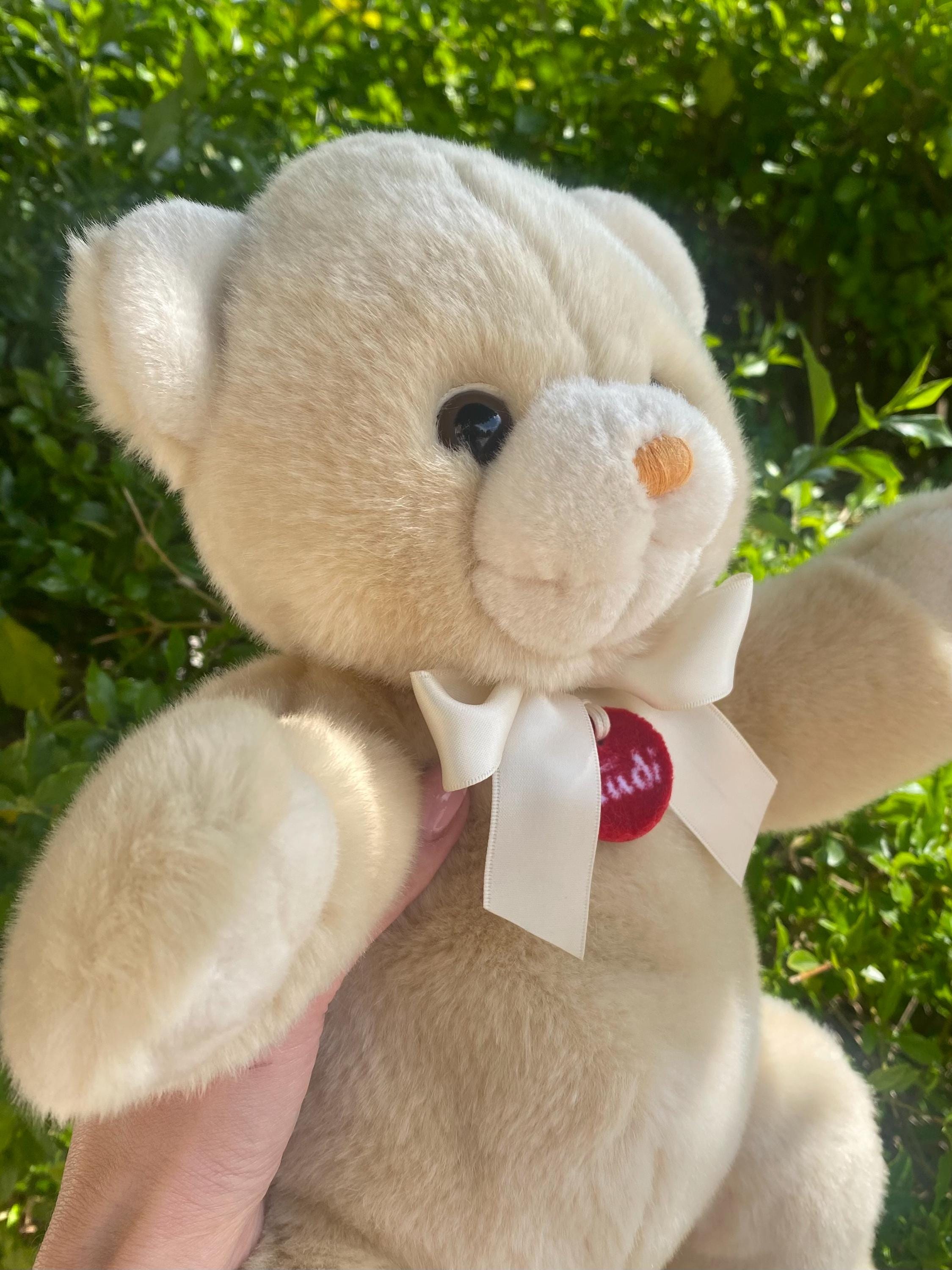 Trudi イタリア製 ベア ハンドパペット　ヴィンテージ Vintage Trudi Italy Beige Bear Plush Toy 38cm/14.9 In - Etsy
